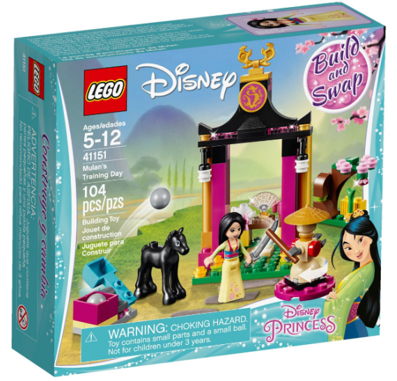 Lego Disney 41151 Mulan a její tréninkový den - balení 