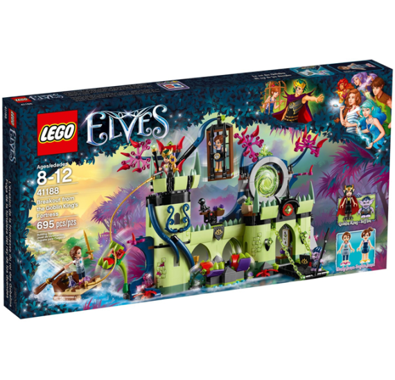 Lego Elves 41188 Útěk z pevnosti Skřetího krále - baleni 