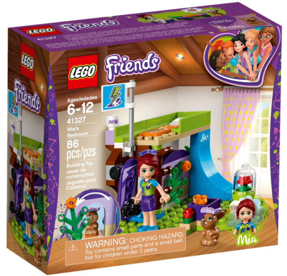 Lego Friends 41327 Mia a její ložnice - balení 
