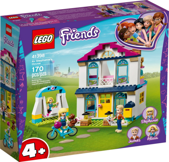 LEGO Friends 41398 Stephanie a její dům