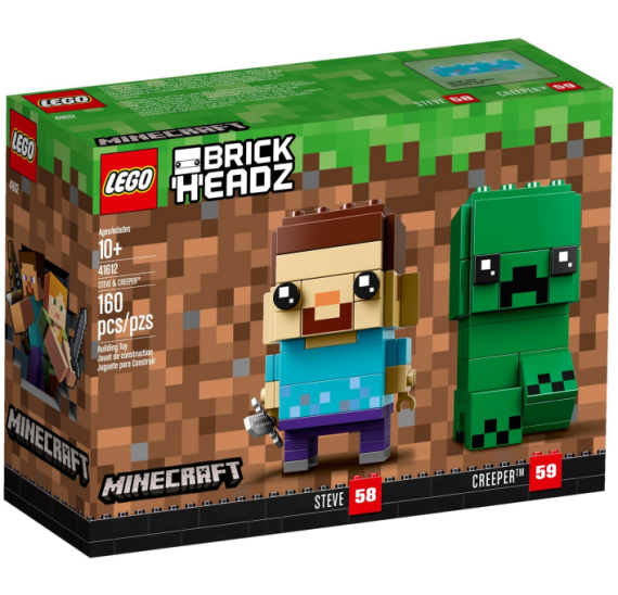 LEGO BrickHeadz 41612 Steve a Creeper - balení 