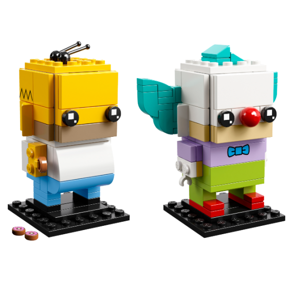 LEGO BrickHeadz 41632 Homer Simpson a Šáša Krusty - detail