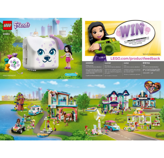 LEGO Friends 41663 Emma a její dalmatinský boxík