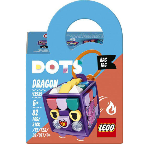 LEGO® DOTS 41939 Ozdoba na tašku – dráček