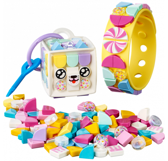 LEGO® DOTS 41944 Sladké koťátko náramek & ozdoba na tašku