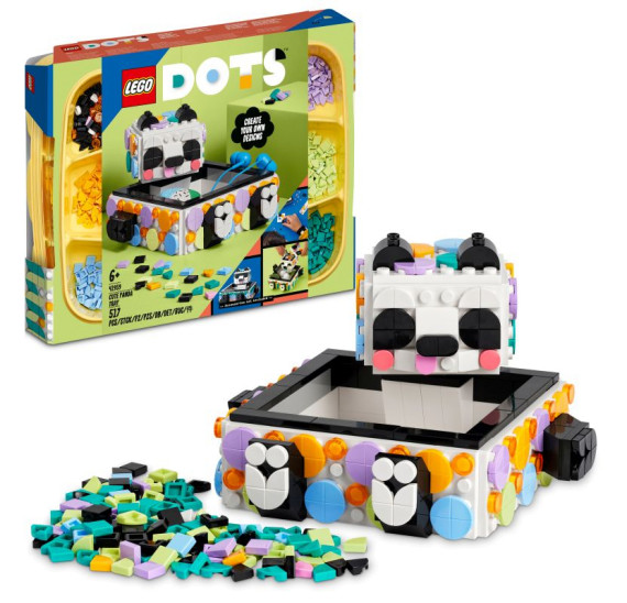 LEGO DOTS 41959 Roztomilá pandí přihrádka