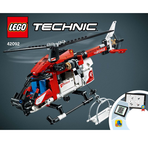 LEGO Technic 42092 Záchranářský vrtulník