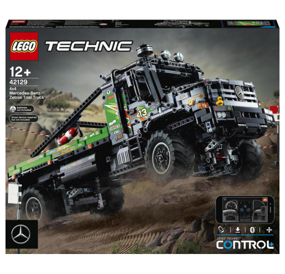 LEGO® Technic 42129 Truck trialový vůz Mercedes-Benz Zetros 4x4