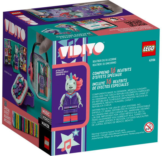 LEGO VIDIYO 43106 Unicorn DJ BeatBox