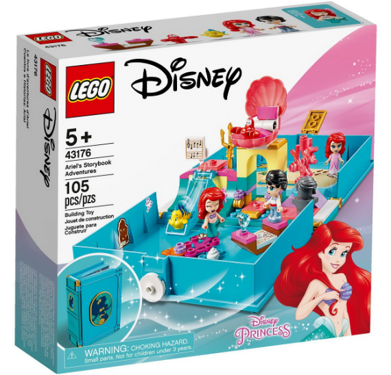 LEGO Disney 43176 Ariel a její pohádková kniha dobrodružství