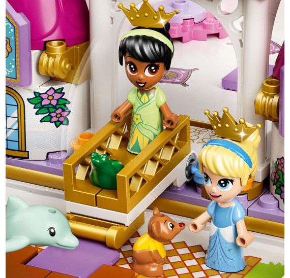 LEGO® I Disney Princess™  43193 Ariel, Kráska, Popelka a Tiana a jejich pohádková kniha dobrodružství