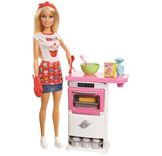 Barbie vaření a pečení herní set s panenkou