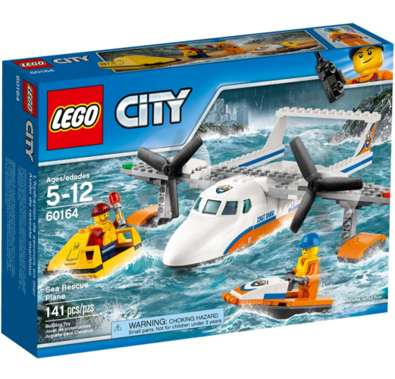 Lego City 60164 Záchranářský hydroplán - balení 