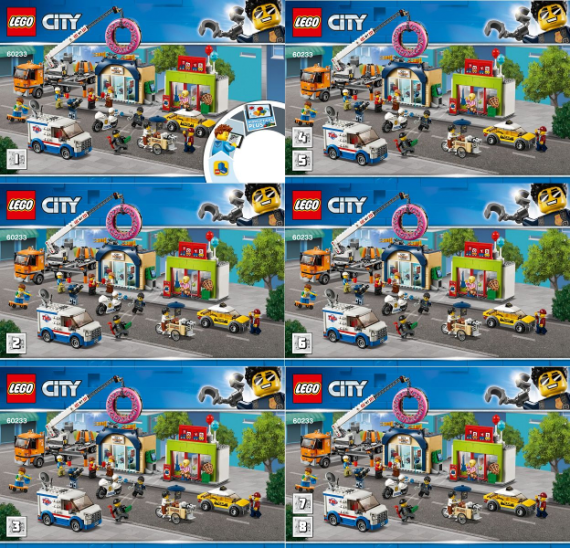 LEGO City 60233 Otevření obchodu s koblihami