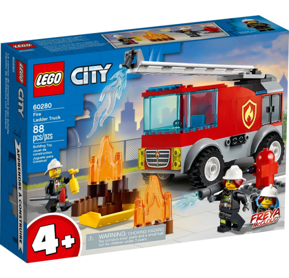 LEGO City 60280 Hasičské auto s žebříkem