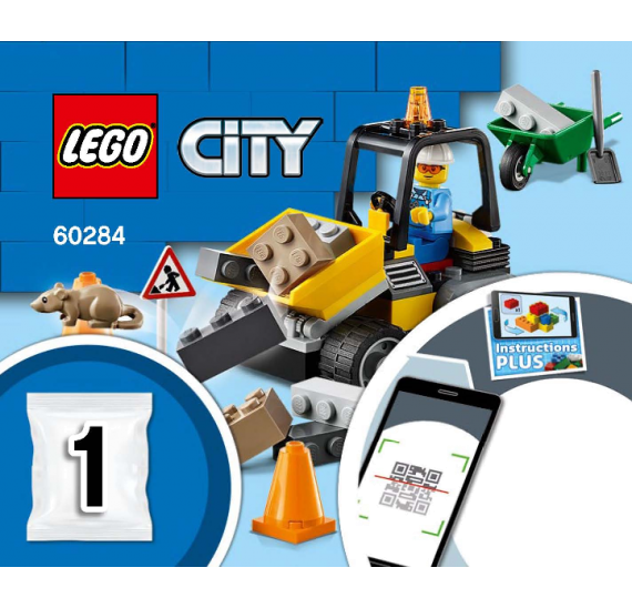 LEGO City 60284 Náklaďák silničářů