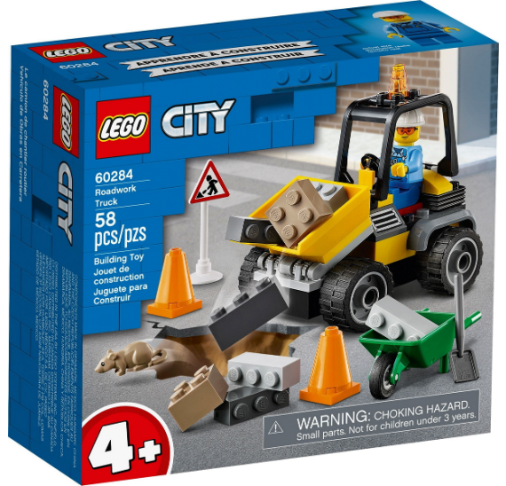 LEGO City 60284 Náklaďák silničářů