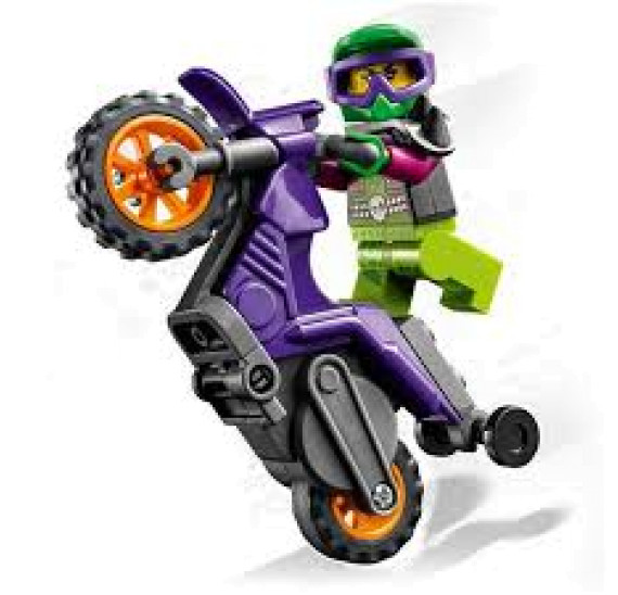 LEGO City 60296 Kaskadérská wheelie motorka