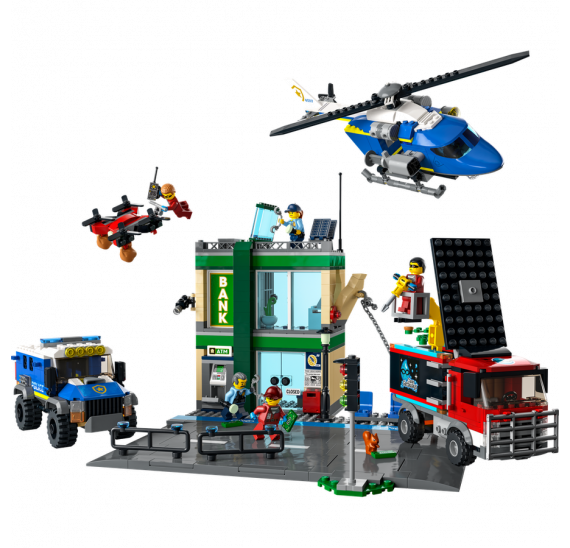 LEGO City 60317 Policejní honička v bance