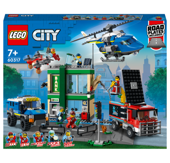 LEGO City 60317 Policejní honička v bance