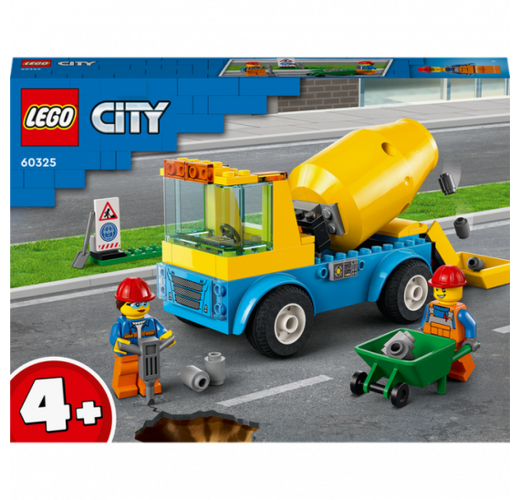 LEGO City 60325 Náklaďák s míchačkou na beton