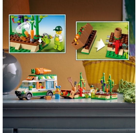 LEGO City 60345 Dodávka na farmářském trhu