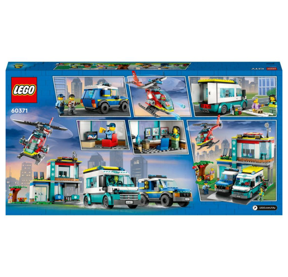 LEGO® City 60371 Zásahová centrála