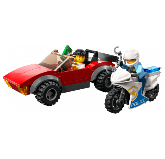 LEGO® City 60392 Honička auta s policejní motorkou