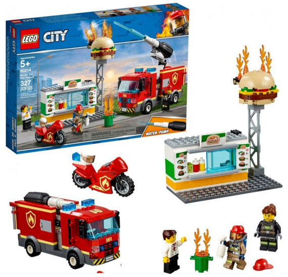 LEGO City 60214 Záchrana burgrárny