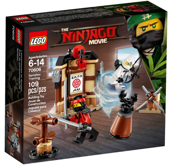 Lego Ninjago 70606 Výcvik Spinjitzu - balení 