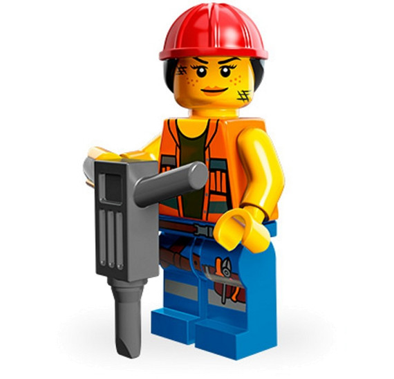 LEGO 71004 Movie Minifigurka - Dělnice Gail