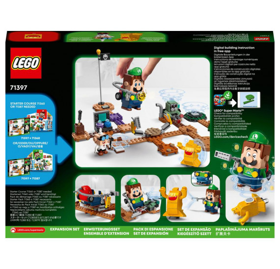 LEGO Super Mario 71397 Luigiho sídlo – Poltergust
