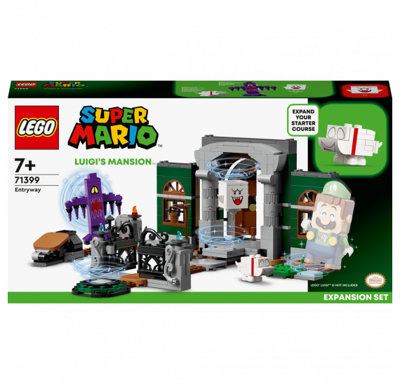 LEGO Super Mario 71399 Luigiho sídlo – Vchod