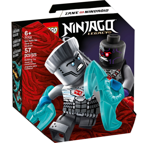 LEGO Ninjago 71731 Epický souboj Zane vs. Nindroid