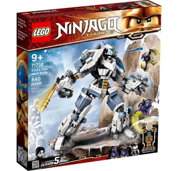 LEGO Ninjago 71738 Zane a bitva s titánskými roboty