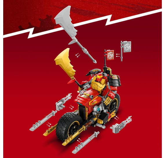 	 LEGO® NINJAGO® 71783 Kaiova robomotorka EVO