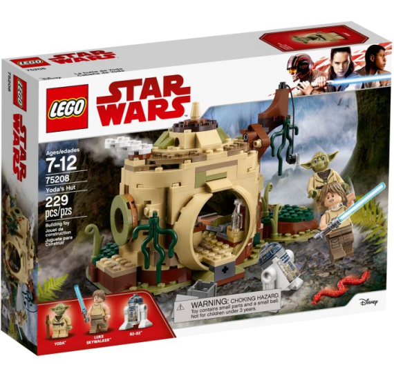 LEGO Star Wars 75208 Chýše Mistra Yody - balení 