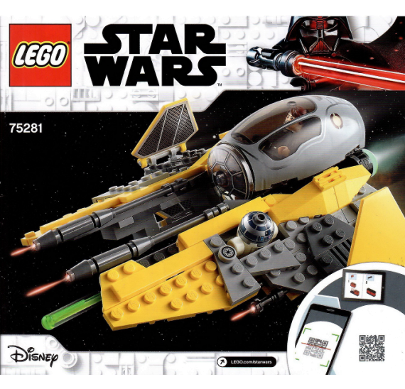 LEGO STAR WARS 75281 Anakinova jediská stíhačka