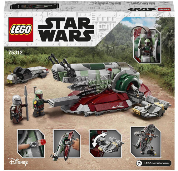 LEGO® Star Wars™ 75312 Boba Fett a jeho kosmická loď