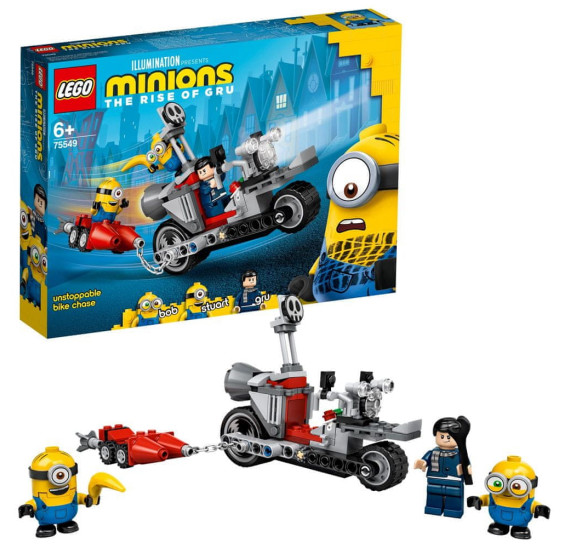 LEGO Mimoni 75549 Divoká honička na motorce