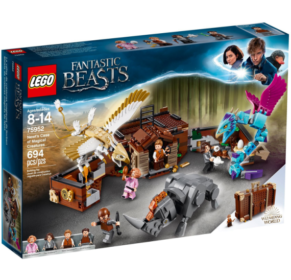 LEGO Harry Potter 75952 Mlokův kufr plný kouzelných tvorů - celé balení 