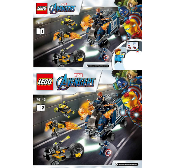 LEGO Super Heroes 76143 Avengers: Boj o náklaďák