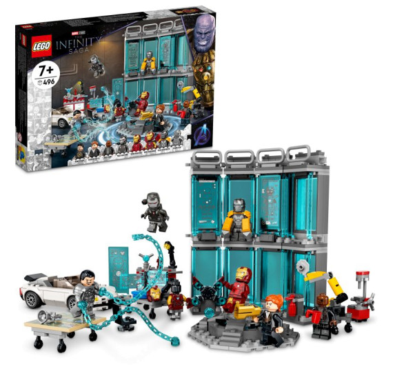 LEGO Marvel 76216 Zbrojnice Iron Mana