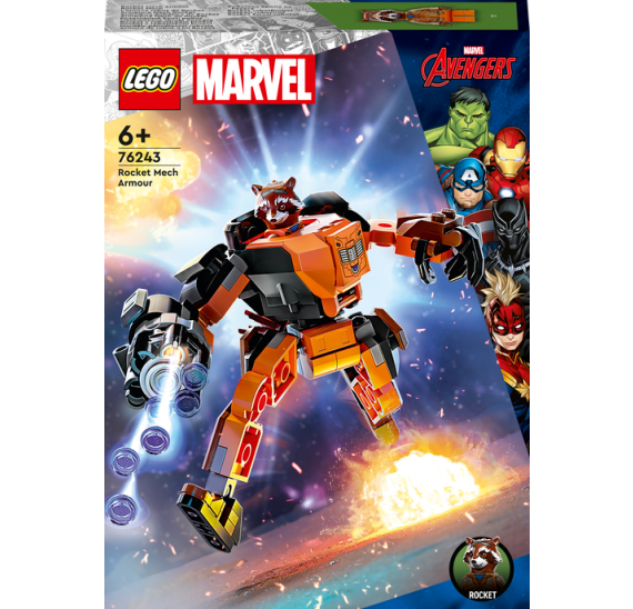 LEGO® Marvel 76243 Rocket v robotickém brnění