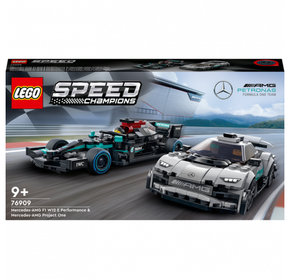 LEGO Speed Champions 76909 Mercedes-AMG F1 W12 E Performance a Mercedes-AMG Project One