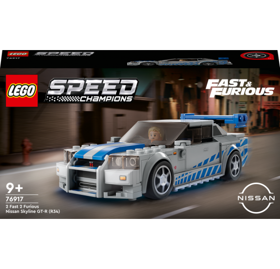 LEGO® Speed Champions 76917 2 Fast 2 Furious Nissan Skyline GTR (R34)