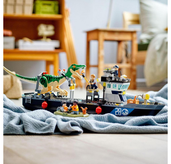 LEGO Jurassic World 76942 Útěk Baryonyxe z lodě