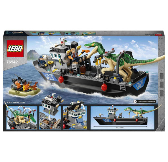 LEGO Jurassic World 76942 Útěk Baryonyxe z lodě