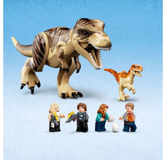 LEGO Jurassic World 76948 Útěk T-rexu a atrociraptoru