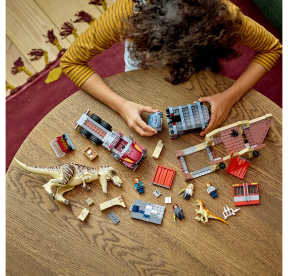 LEGO Jurassic World 76948 Útěk T-rexu a atrociraptoru